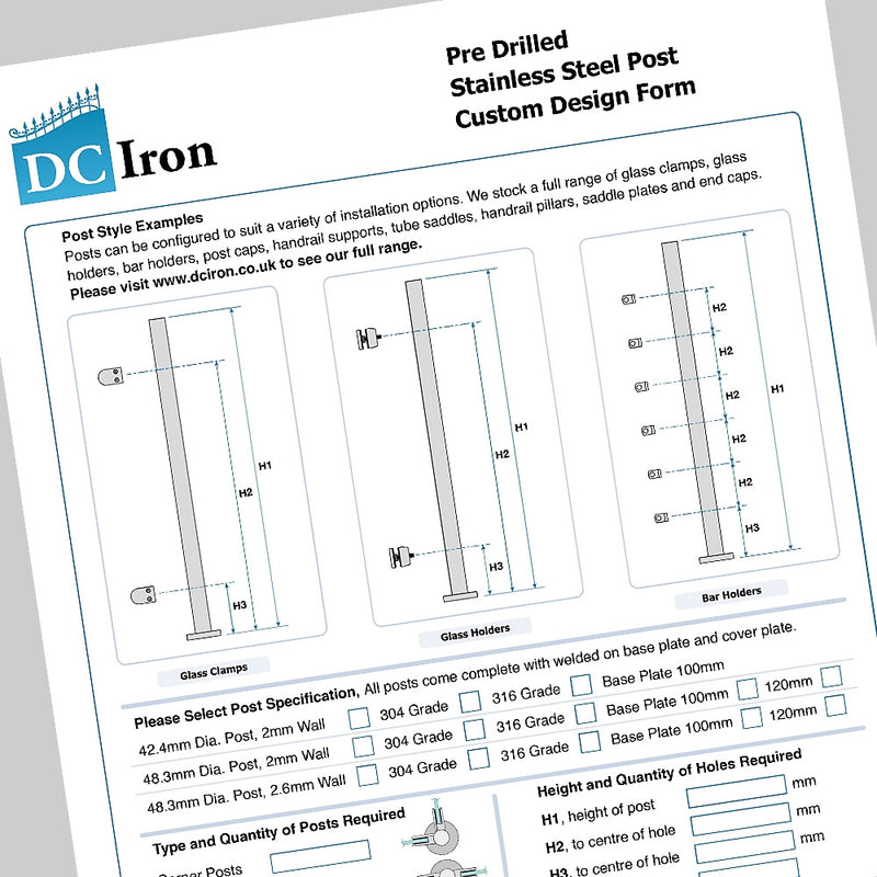 Custom Stainless Steel Posts