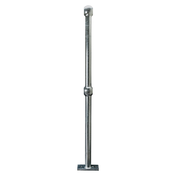 Galvanised Flat Base To Suit 42.4mm Tube 500mm Centres