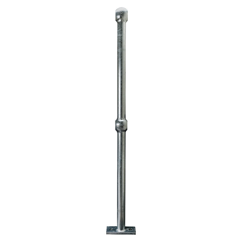 Flat Base Handrail Standard To Suit Galvanised 42.4mm Tube 500mm Centres