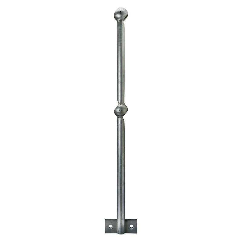 TSGRSP34L Galvanised 38° Rake Side Palm Left Hand To Suit 34mm Tube 450mm Centres