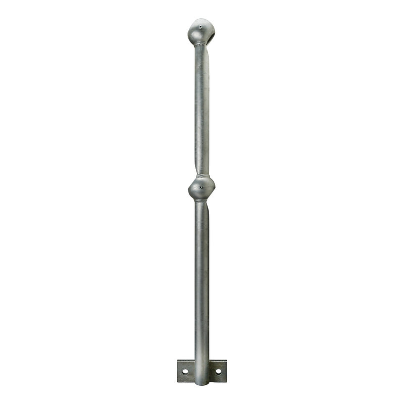 TSGRSP42L Galvanised 38° Rake Side Palm Left Hand To Suit 42mm Tube 450mm Centres