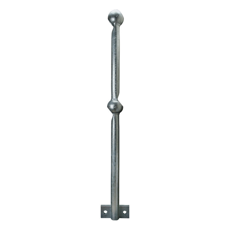 TSGRSP42R Galvanised 38° Rake Side Palm Right Hand To Suit 42mm Tube 450mm Centres