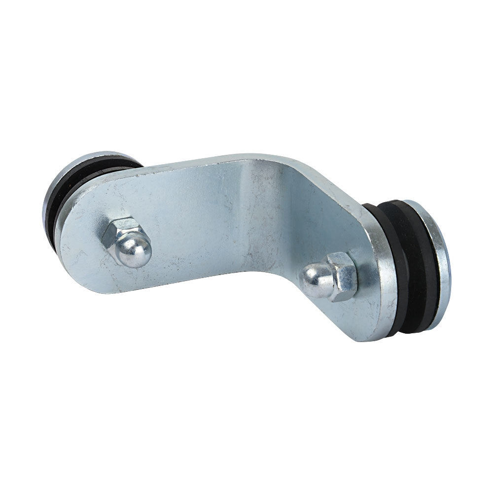 Mild Steel External Corner Weld On Glass Clamp 80 x 40 x 6mm