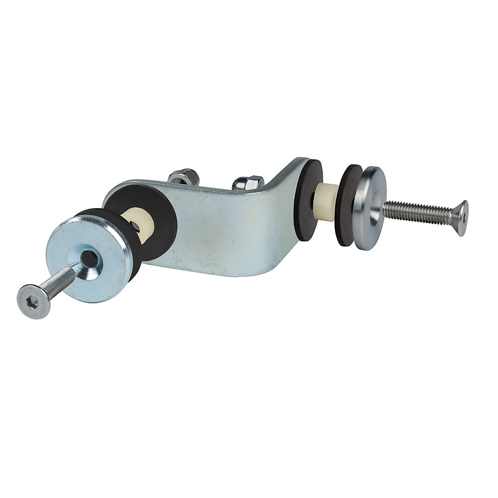 Mild Steel External Corner Weld On Glass Clamp 80 x 40 x 6mm