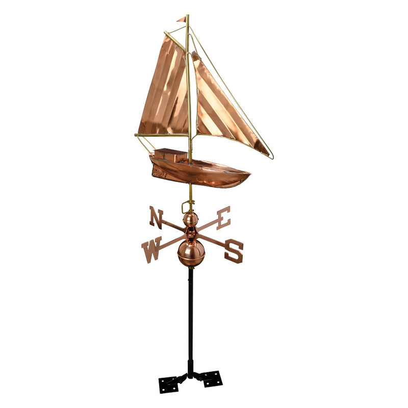 Aged Copper Ship Weather Vane Kit