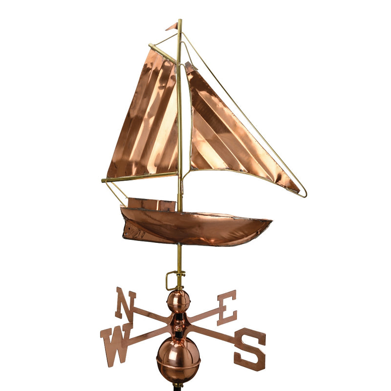 Aged Copper Ship Weather Vane Kit